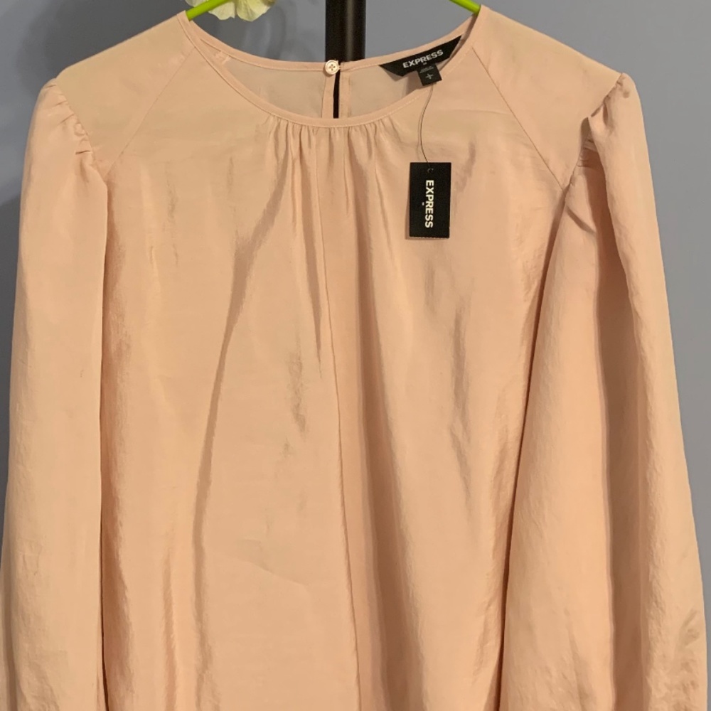 Express Women’s Tan Blouse-Large